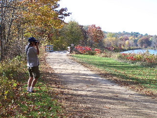 Photographer on the 400 State Trail